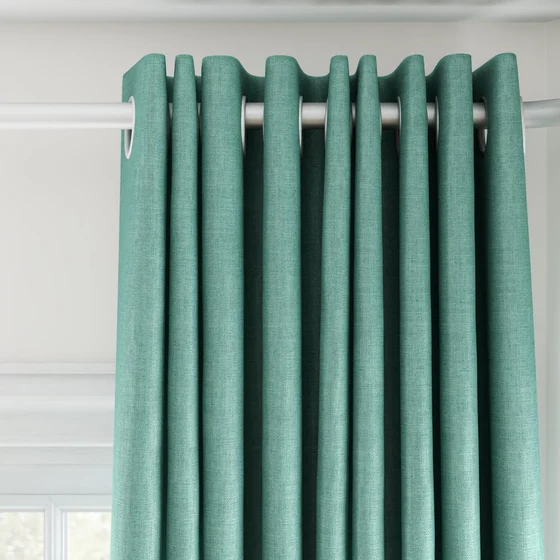 Photo of the fabric Frisco Porcelain swatch by James Dunlop Essentials. Use for Curtains, Upholstery, Accessory, Top of Bed. Style of Plain, Texture