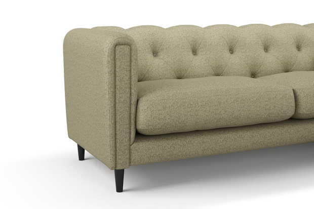 Photo of the fabric Omni Swamp swatch by James Dunlop FibreGuard. Use for Upholstery, Accessory, Top of Bed. Style of Plain, Texture