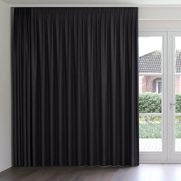 Photo of the fabric Luxe Limo swatch by James Dunlop Essentials. Use for Curtains, Accessory, Top of Bed. Style of Plain, Texture