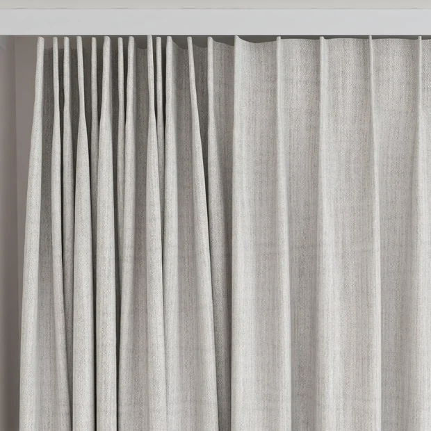Photo of the fabric Chatham Pebble swatch by James Dunlop Essentials. Use for Curtains. Style of Plain, Texture