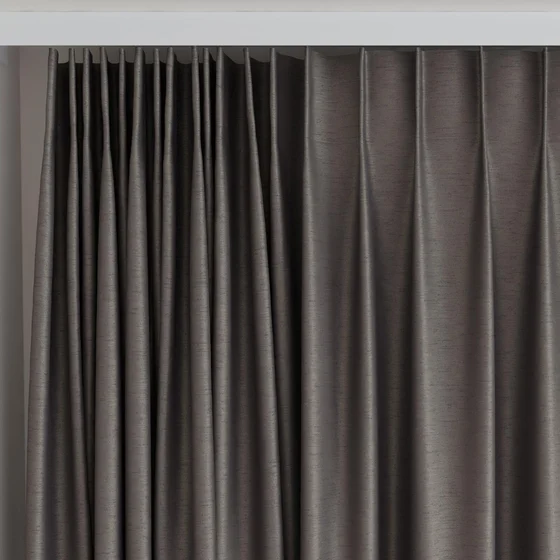 Photo of the fabric Silk Road Truffle swatch by James Dunlop Essentials. Use for Curtains, Accessory. Style of Plain, Texture