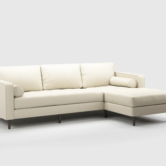 Photo of the fabric Strata Linen swatch by Mokum. Use for Upholstery, Accessory. Style of Plain, Texture