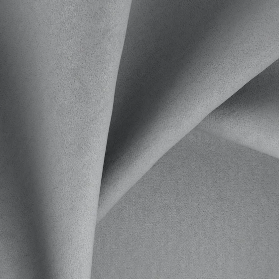 Photo of the fabric Luxo Gull swatch by Zepel. Use for Curtains, Accessory, Top of Bed. Style of Chenille, Plain