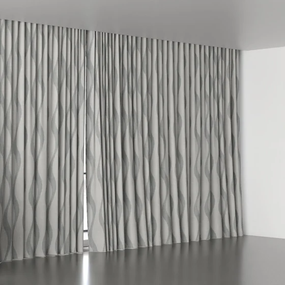 Photo of the fabric Paramount Paramount Storm swatch by James Dunlop. Use for Sheer Curtains. Style of Abstract, Sheer