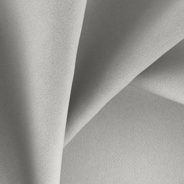 Photo of the fabric Velvo Dove swatch by Zepel FibreGuard Pro. Use for Upholstery, Accessory. Style of Plain, Velvet