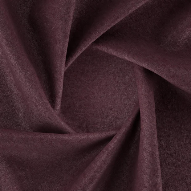 Photo of the fabric Drama Purple swatch by Zepel FibreGuard. Use for Curtains, Upholstery, Accessory, Top of Bed. Style of Chenille, Plain