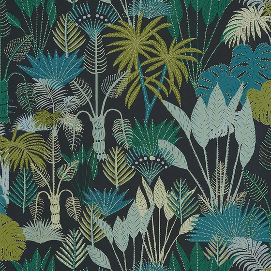 Photo of the fabric Philippines Wallpaper 10141 99 01 swatch by James Dunlop. Use for Wall Covering. Style of Floral And Botannical