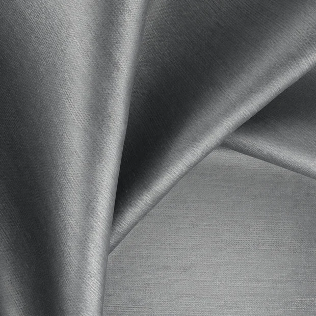 Photo of the fabric Mont Blanc Ash swatch by Zepel. Use for Curtains, Upholstery, Accessory, Top of Bed. Style of Plain, Velvet