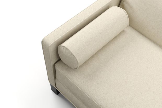 Photo of the fabric Omni Papyrus swatch by James Dunlop FibreGuard. Use for Upholstery, Accessory, Top of Bed. Style of Plain, Texture